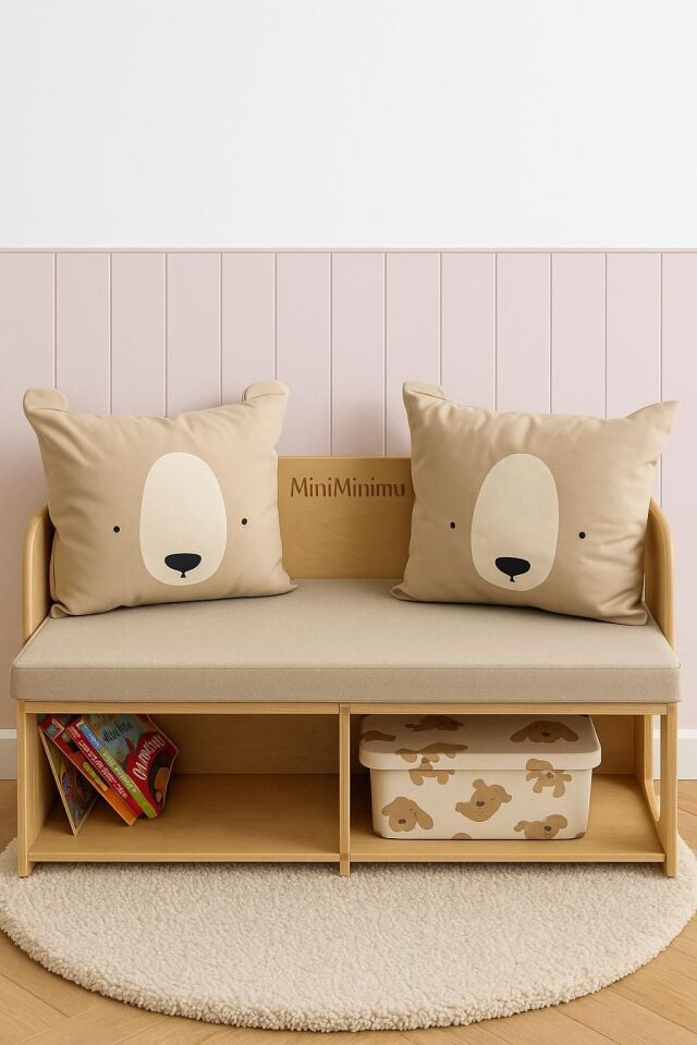 Montessori okuma, dinlenme koltuğu (minderli)